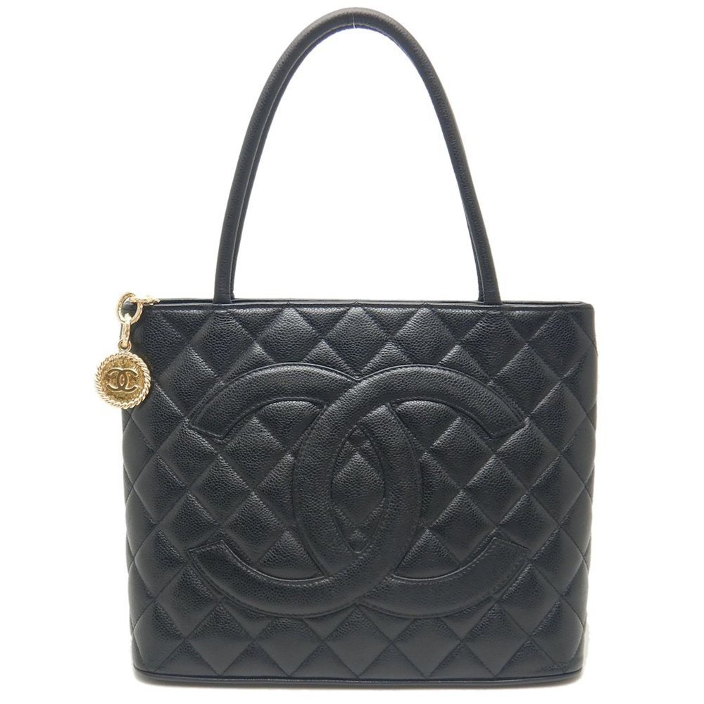 Chanel Reissue Tote Bag Caviar Skin Black